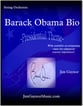 Barack Obama Bio - Presidential Theme Orchestra sheet music cover